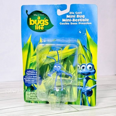  Vintage 1998 Disney Pixar A Bug's Life Flik Die-Cast Figure Thinkway Toys NEW