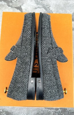 Authentic Louis Vuitton Major Wool/Leather Mens Loafer US9 EU42 LV
