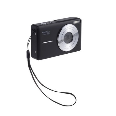 Vivitar VECS124 Popsnap 44MP Digital Camera, Black, 16X Zoom