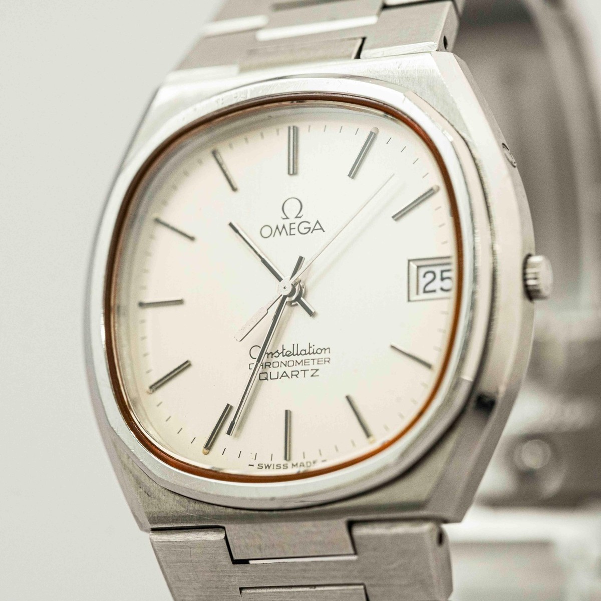 Reloj Finart Quartz Metal Bezel Reloj Steelco Stainless Steel Back