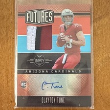 2023 Panini Legacy - Futures Patch Autographs Clayton Tune #FAPS-37 Ruby /100