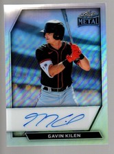 2026 Leaf Metal Base Autograph Prismatic Silver #BA-GK1 Gavin Kilen 2/10