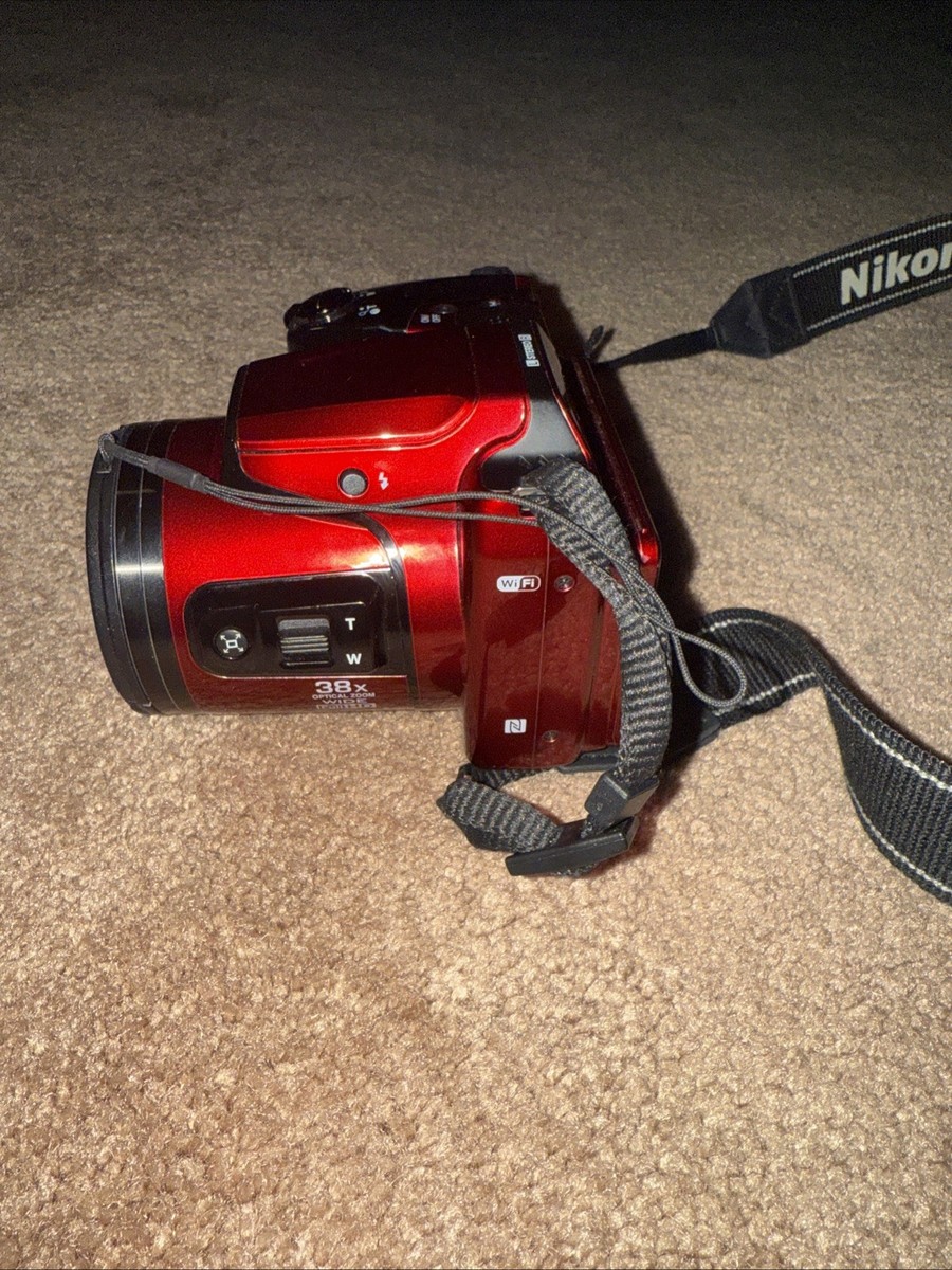Red NIKON Coolpix L840 16.0MP Digital Camera/Video Recorder