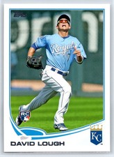 2013 Topps David Lough Rookie Kansas City Royals RC #268