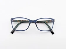 Esprit Eyeglasses, Frames Only, ET17444 508, 52-17-145, Plastic, Blue/Brown Tort