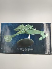 Eaglemoss Star Trek 2009 Movie Klingon Battle Cruiser Ship Replica Brand New