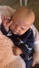 reborn baby genevieve sole with coa artist shirley jones