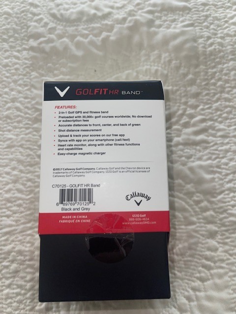 Callaway Golfit HR 2-in-1 Golf GPS and Fitness Band | eBay