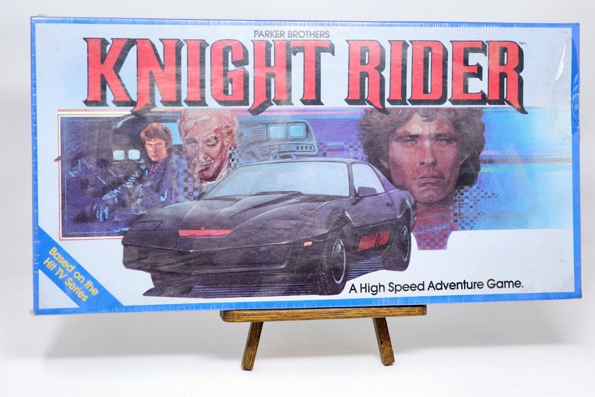 Knight Rider 1983 High Speed Adventure Board Game Kitt Parker