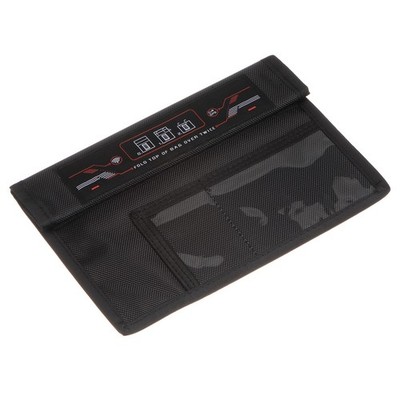 Faraday Bag, RFID Signal Blocking Pouch 9.8 Inch for Tablet Phone Key Fob Black