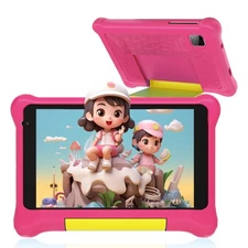 AEEZO Kids Tablet 7 inch Android 13 Tablets 5+32GB with Shockproof Parent Cont