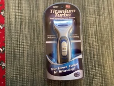 Touch Technologies T2 Titanium Turbo Precision Electric Shaver NEW