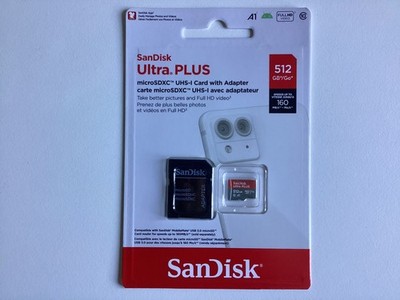 SanDisk Ultra  PLUS microSDXC  UHS I Karte Speicherkarte 512 GB Micro-SDXC