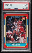 1986-87 Fleer Norm Nixon #80 PSA 8.5 0cv5