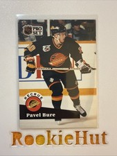 Rh1541 1991-92 Pro Set French Pavel Bure Rookie Card #564 - Vancouver Canucks. rookie card picture