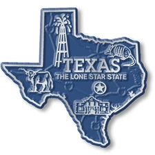 Texas Small State Magnet by Classic Magnets, 2.3" x 2.2"