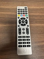 General Electric GE UM4 ECR03 Universal Remote Control Silver Very Good
