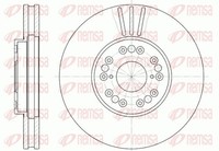 2X Bremsscheibe Remsa 6793.10 FüR IS Lexus GS LS SC 296Mm Sportcross 1 200 GXE10