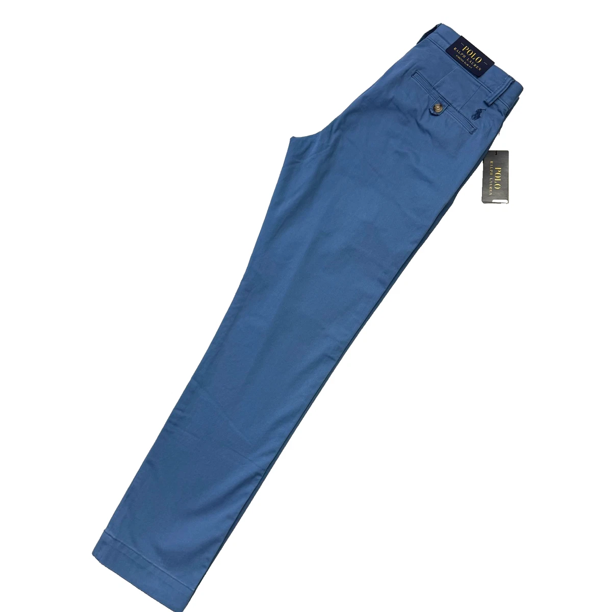 slim fit dress slacks Nwt Polo Ralph Lauren Light Blue Stretch Slim Fit Pants– Unique Style main image 1