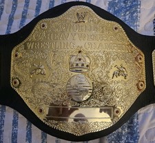 Mark Henry,Ron Simmons,Booker T Signed WWE World Heavyweight Championship Belt