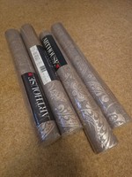 Arthouse Luxe Damask Chocolate Rose Gold Wallpaper. 4 x Rolls. Brand New Sealed