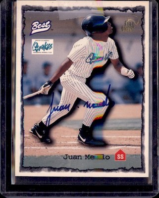 1991  The Best Full Count Authentic Autograph Card  Juan Melo Auto/ Signed IP