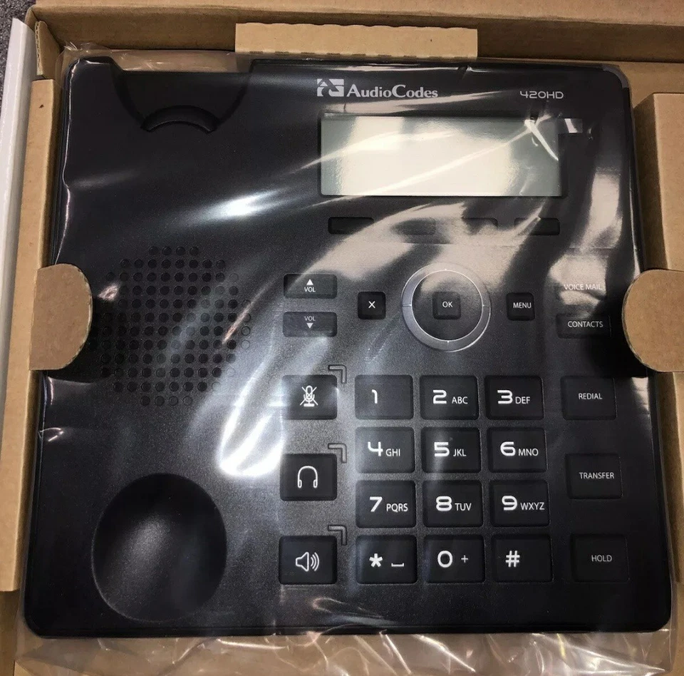 AudioCodes 420HD IP Phone 420HDE VoIP Phone - Image 2 of 4