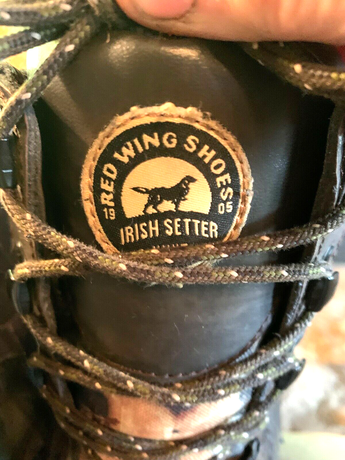 MENS RED WING SHOES IRISH SETTER HUNT 