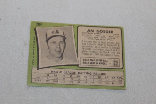 1971 Topps BASEBALL Card Complete Finish Fill Your List Set U-Pick #1-299 - Picture 483 of 506
