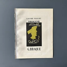 Original Georges Braque – Theogonie – 1954 Exhibition Lithograph Poster