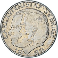#1302878 M&uuml;nze, Schweden, Krona, 1989