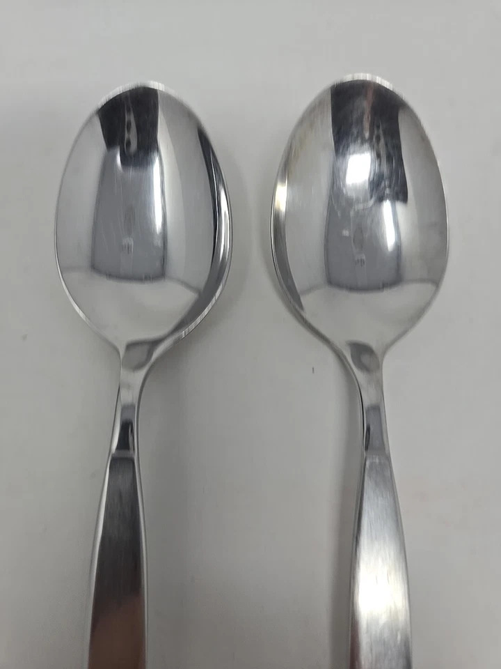 Set 4 Community Stainless Frostfire MCM Dinner / Soup Spoons 6 3/4"  - Image 2 of 4