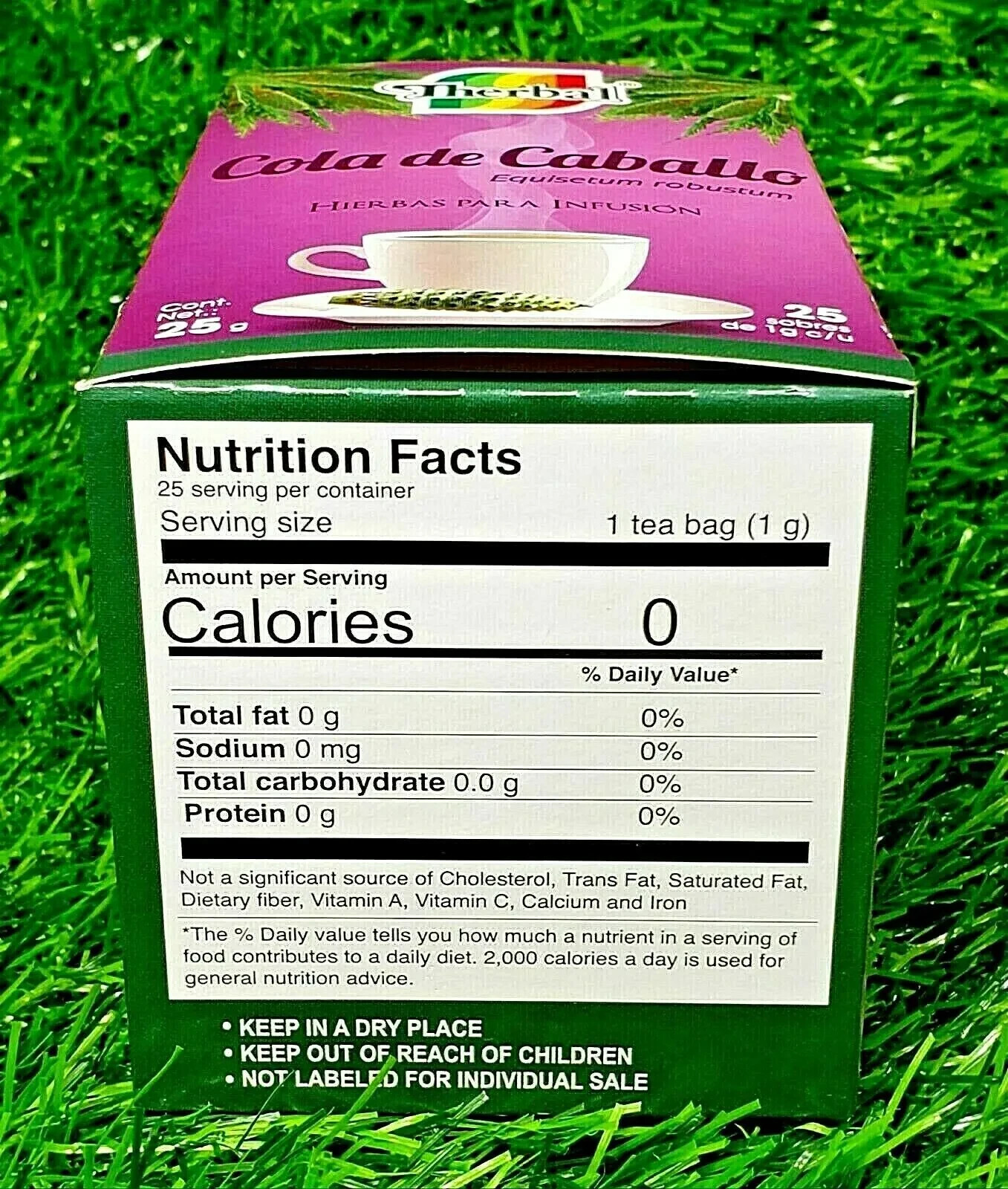 (3) TE COLA DE CABALLO ✅ Therbal HORSE TAIL TEA 75 Bags 1 grs each Free Shipping