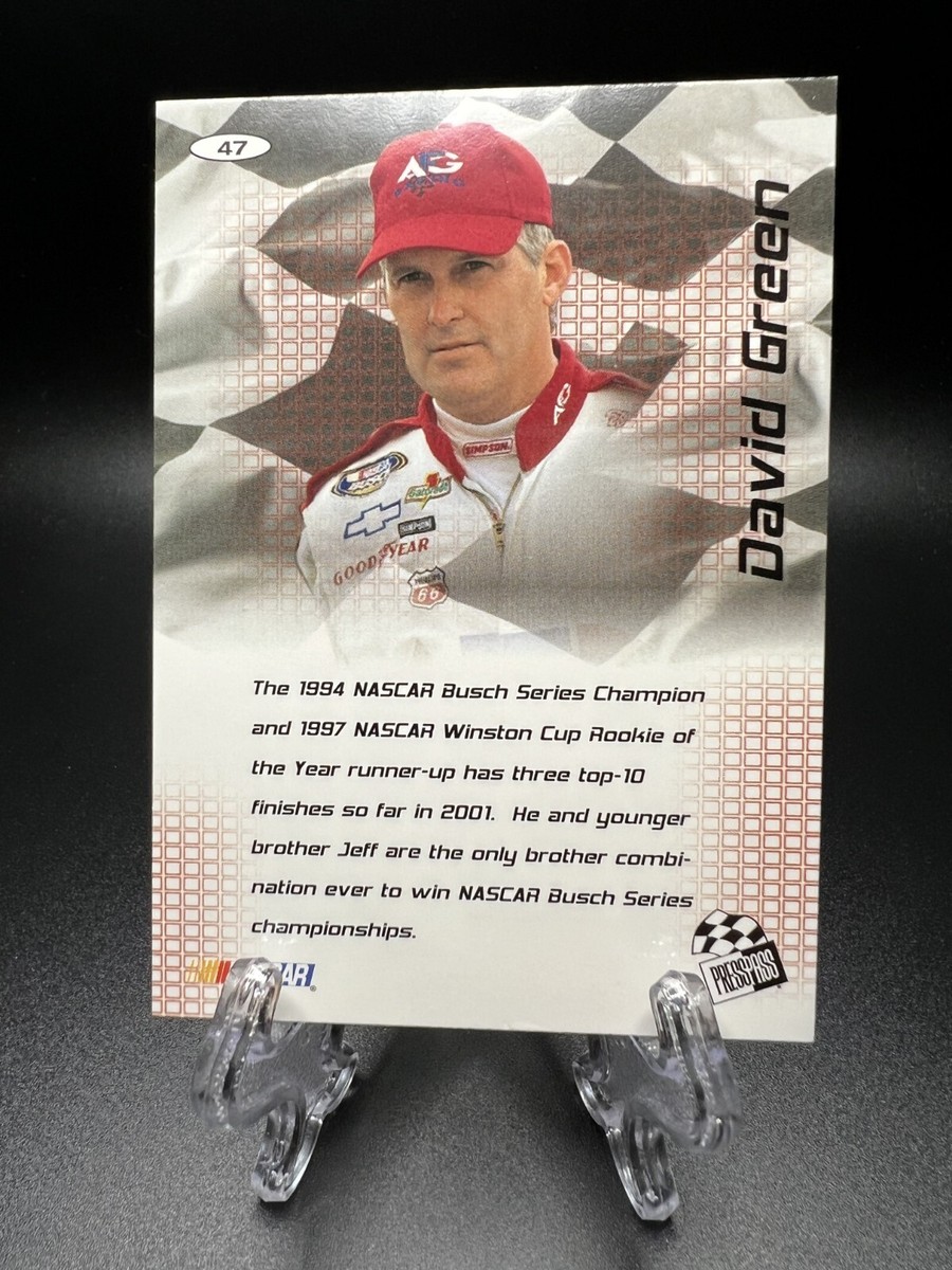 2001 Press Pass Stealth NASCAR - #47 David Green | eBay