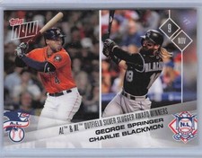 2017 Topps Now #OS-52 George Springer Houston Astros Charlie Blackmon Rockies