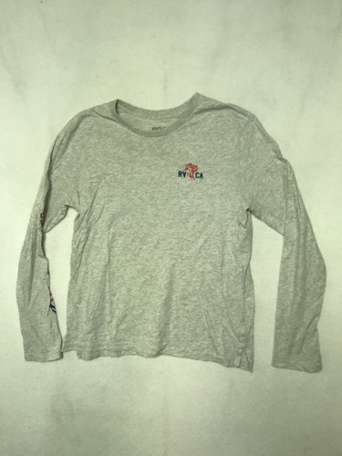 RVCA Grey Size S / 8 Adult City of Angles Womens Long Sleeve Tee T-Shirt Ceddia - Picture 3 of 10