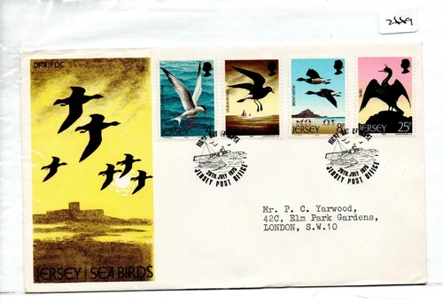 JERSEY - FIRST DAY COVER - FDC - (2669) -1975 - Sea Birds