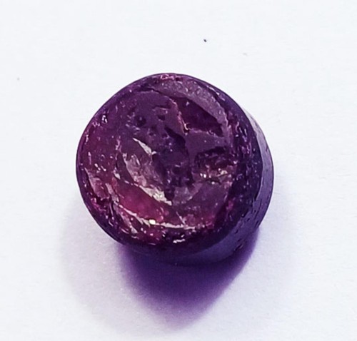Piedra preciosa suelta 100 % rubí natural de 12,20 quilates certificada con regalo gratis - Imagen 6 de 7
