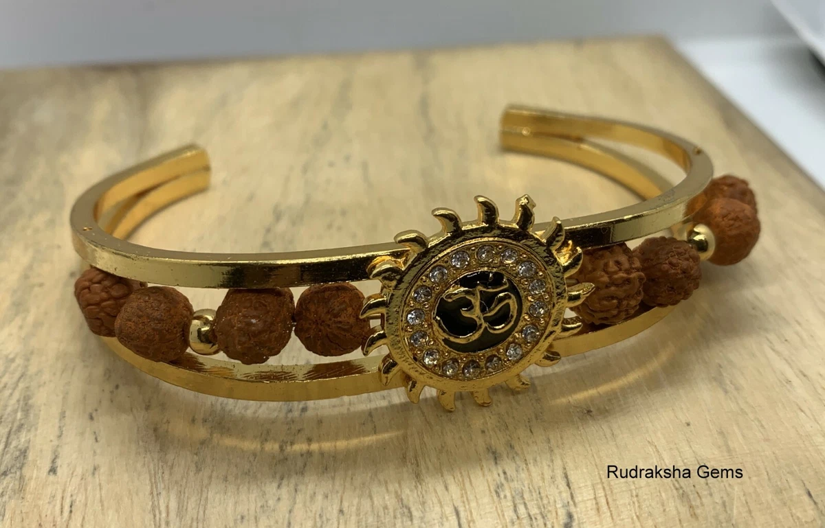 SHRIDI SAI BABA AUM OM RUDRAKSHA RUDRAKSH BRACELET WRIST BAND ~ENERGIZED |  eBay