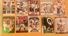 10 Vintage NFL Past and present Quarterbacks Cards VGC