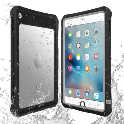 For iPad mini 5th/4 Case Waterproof Dust Shockproof Stand Cover Screen Protector