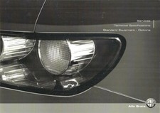 Alfa Romeo Brera Specifications 2008-2010 UK Market Brochure 2.2 3.2 JTS 2.4 JTD