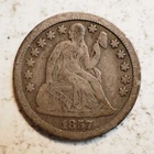 1857 P SEATED LIBERTY DIME ***NICE COIN!*** - FREE SHIPPING! - A8458