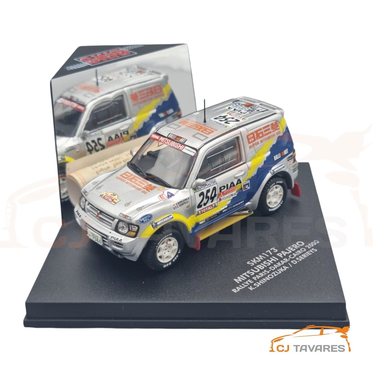 SKID SKM173 MITSUBISHI PAJERO #254 K SHINOZUKA RALLY PARIS-DAKAR