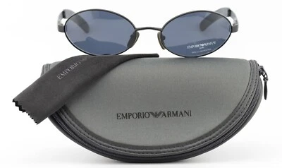 EMPORIO ARMANI Sonnenbrille 088-S 706 125 Oval Design Schwarz Matt Summer Italy - Bild 1 von 4