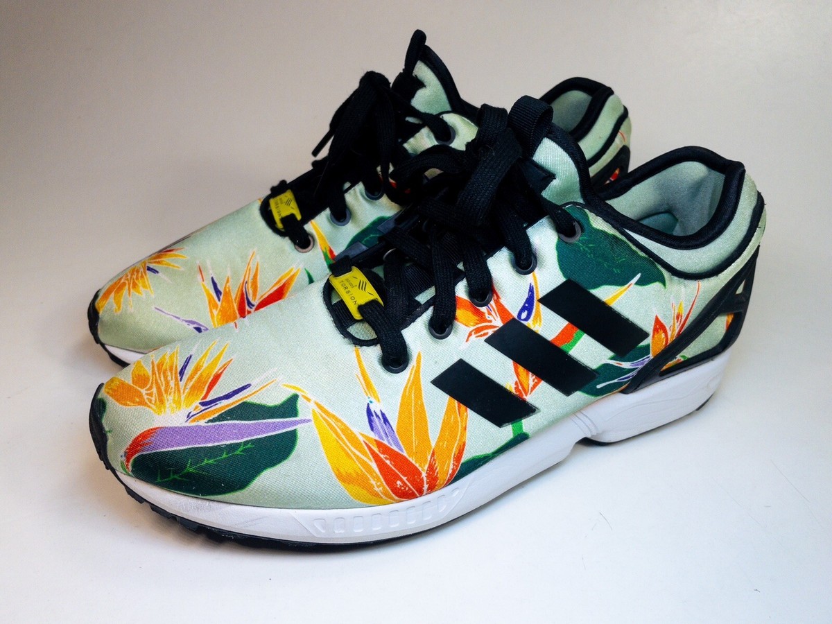 花０３ Adidas Torsion Zx Flux Flower Print Adidas Zx Flux Floral
