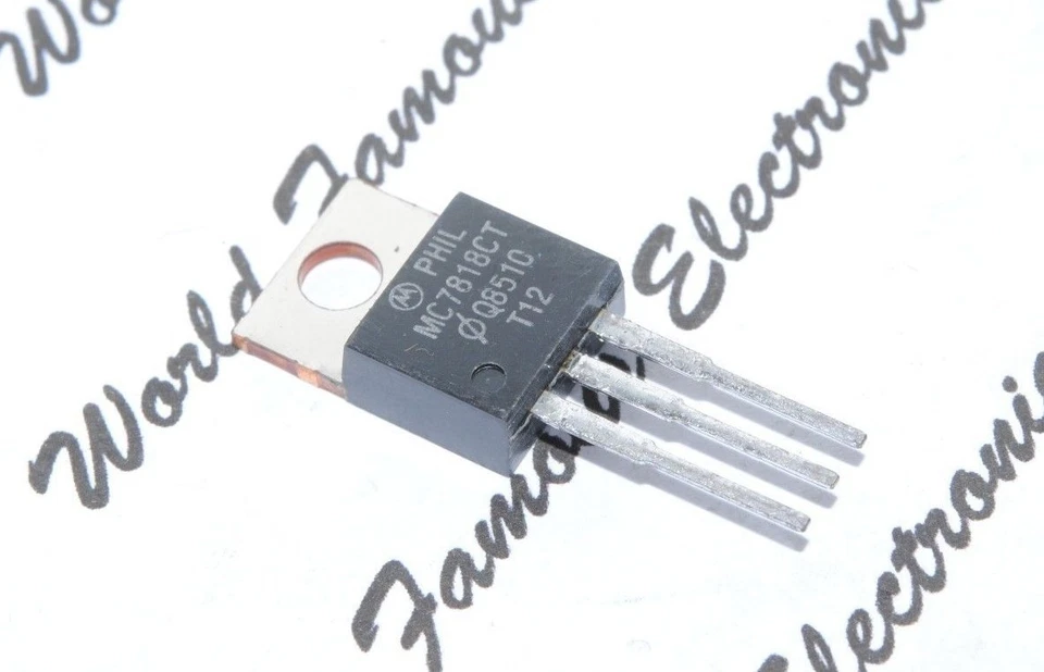 1pcs - MOTOROLA MC7818CT 18V 1A Positive Voltage Regulator TO-220 "Genuine" - Image 3 of 4