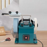 10-Inch Water-Cooled Wet Sharpening System 95 rpm Bench Grinder for Blades