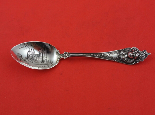 Cherub by Watson-Newell Sterling Silver Teaspoon Spoon w/ 3-D cherub 5 1/2" - Picture 1 of 2