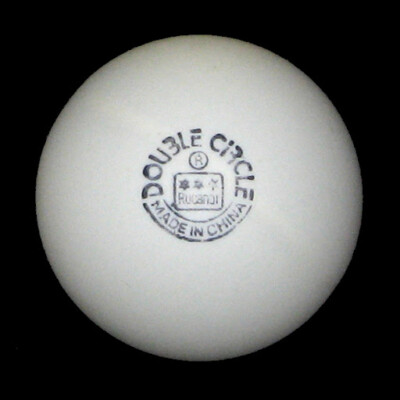 38mm Double Circle 3 star ping pong balls, white, one gross (12 dozen)***ON SALE